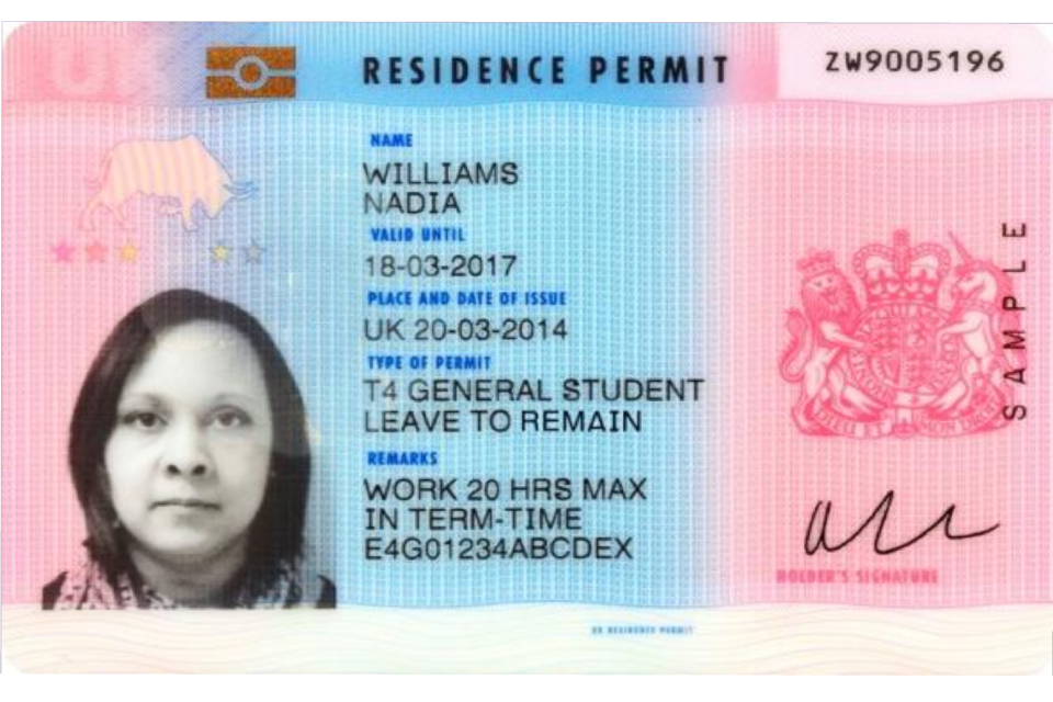 biometric residence permit